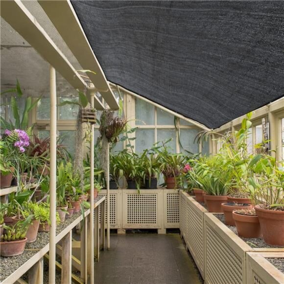 70% Garden Shade Cloth, 10x20FT HDPE Mesh Tarp with Upgraded Grommets - Picture 5 of 8